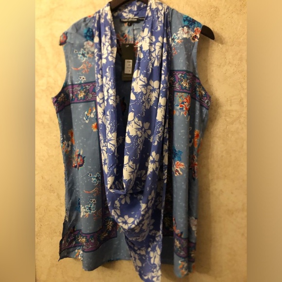 Tolani Scarf Blouse #8653 - Picture 1 of 4